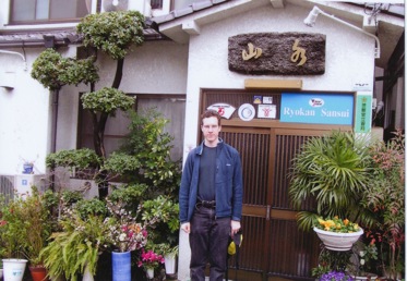 Me at the minshuku in Hiroshima