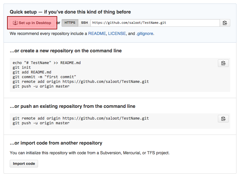 Create a new repository on Github- Final step