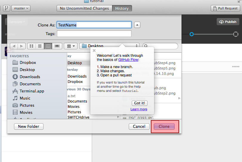 Create a new repository on Github- Final step